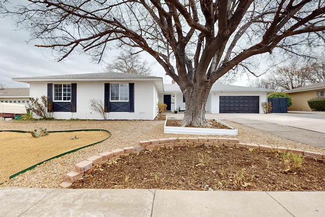 ranch-style house with a garage