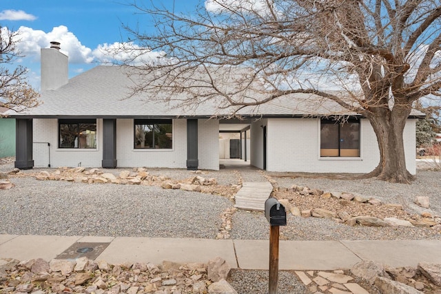 view of ranch-style home