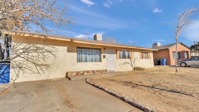 single story home featuring a patio