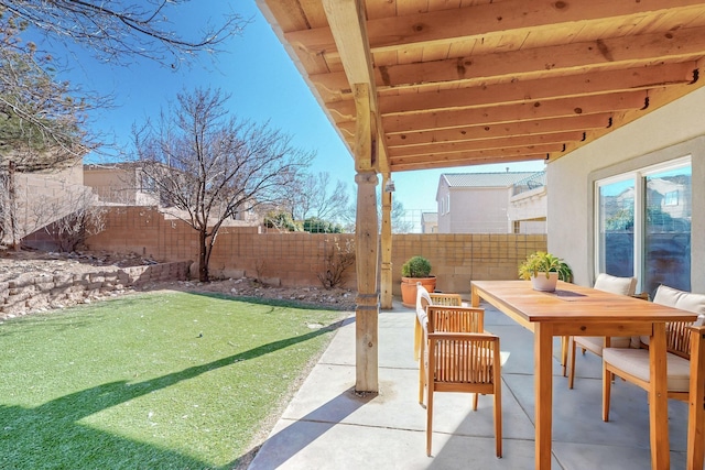 view of patio