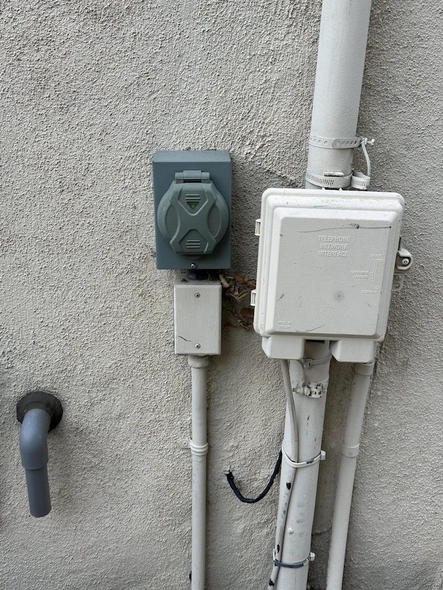 details featuring stucco siding