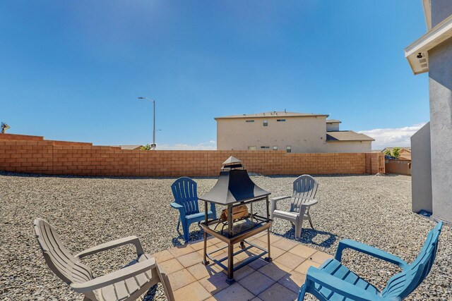 rear view of house featuring a patio area