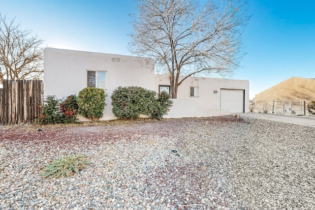 view of home's exterior featuring a garage