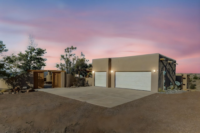 view of pueblo-style house