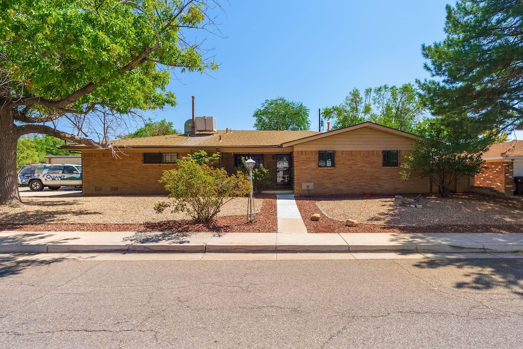 view of ranch-style house