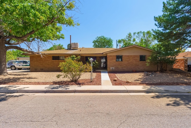 view of ranch-style house