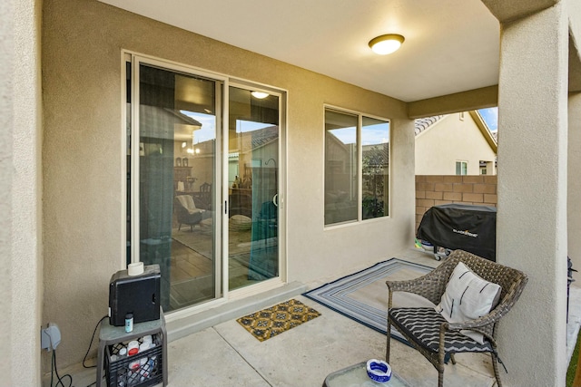 view of patio / terrace with grilling area