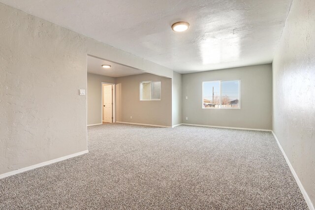 spare room with carpet floors