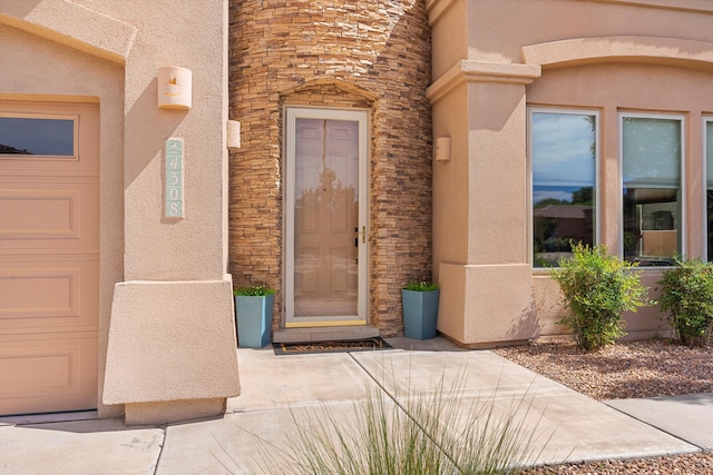 view of entrance to property