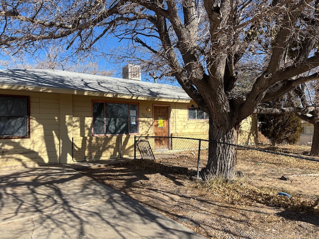 view of side of property