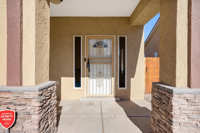 view of entrance to property