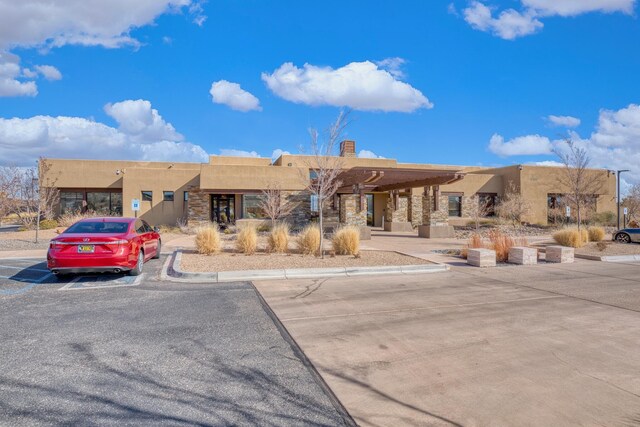 view of pueblo-style house