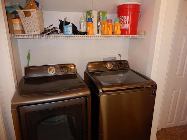 6456 Ja Ct NW, Albuquerque, NM 87120 - laundry room with washer and clothes dryer
