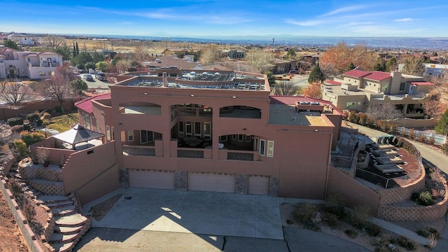 drone / aerial view featuring a residential view