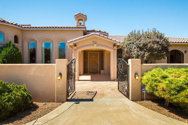 view of front of home