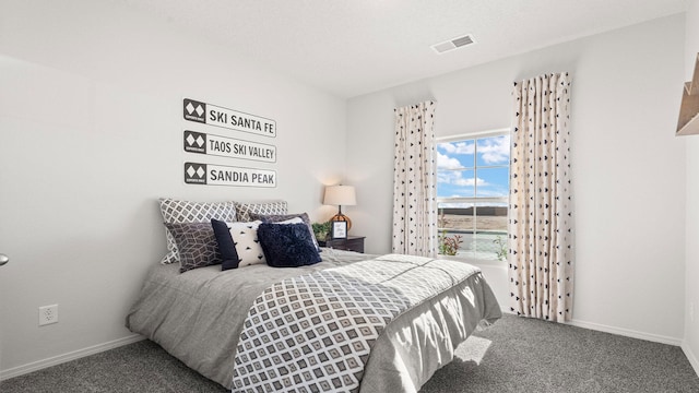 bedroom featuring carpet floors