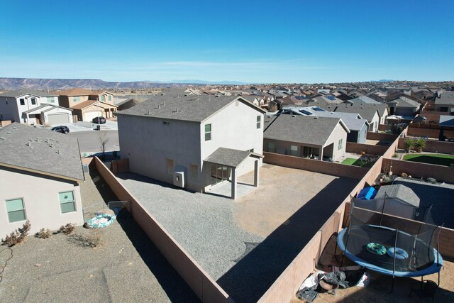 exterior space featuring a mountain view