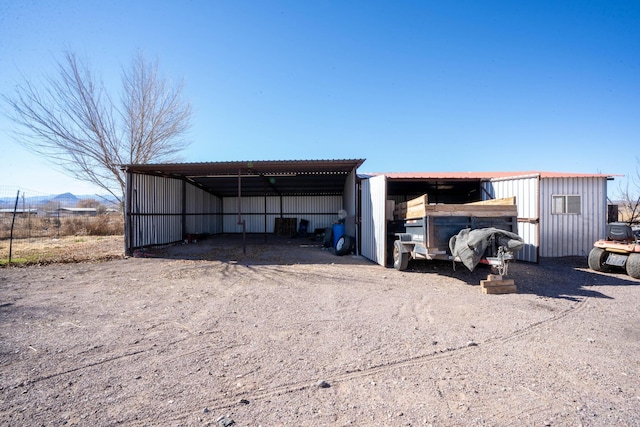 view of outbuilding