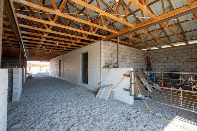 view of stable