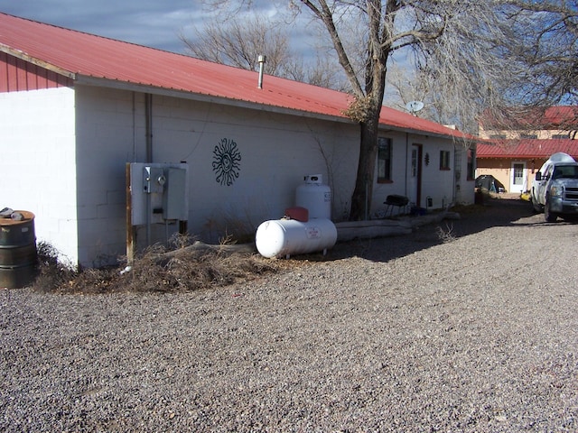 view of side of property