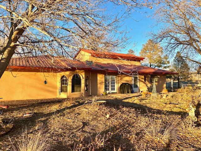 view of back of property