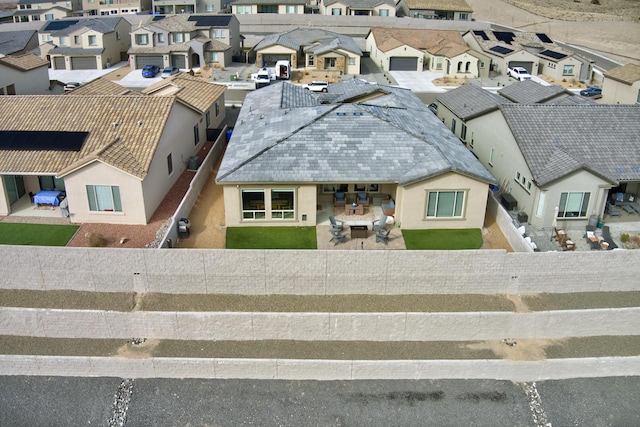 drone / aerial view featuring a residential view