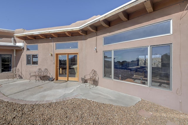 back of house featuring a patio area