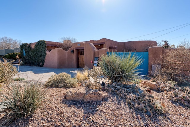 view of southwest-style home