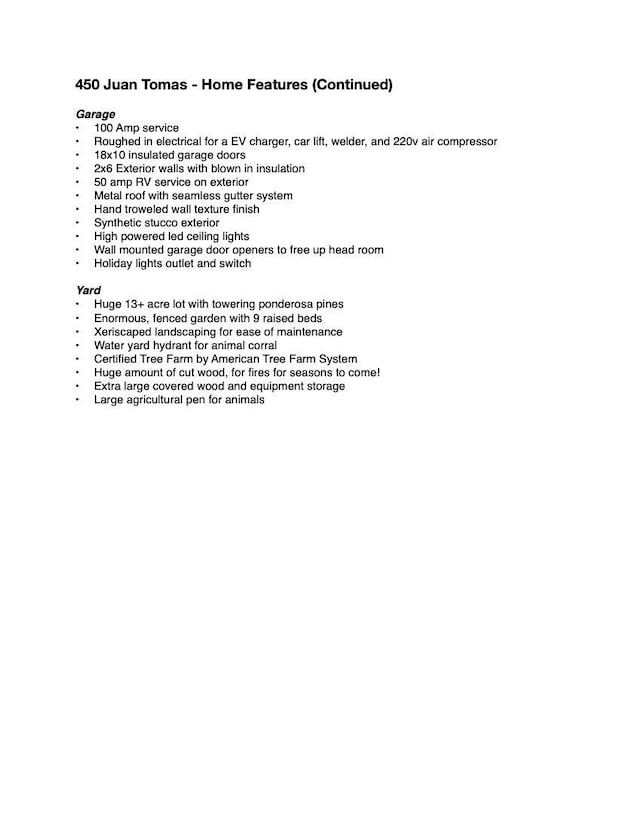 450 Juan Tomas Rd, Tijeras, NM 87059 - view of a document