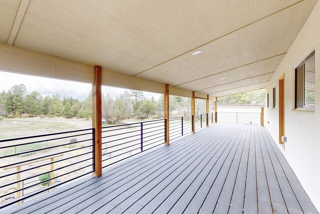 450 Juan Tomas Rd, Tijeras, NM 87059 - view of wooden deck