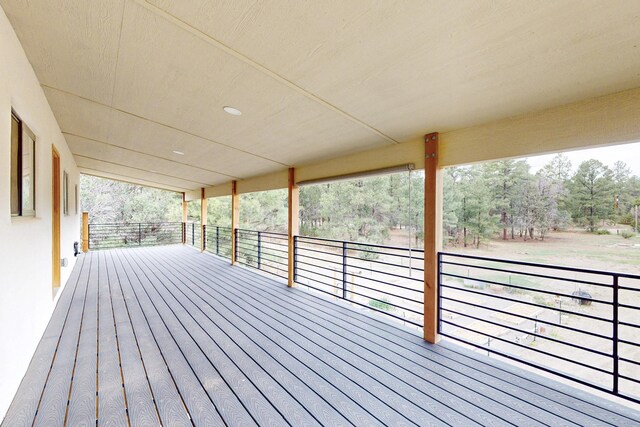 450 Juan Tomas Rd, Tijeras, NM 87059 - view of wooden deck