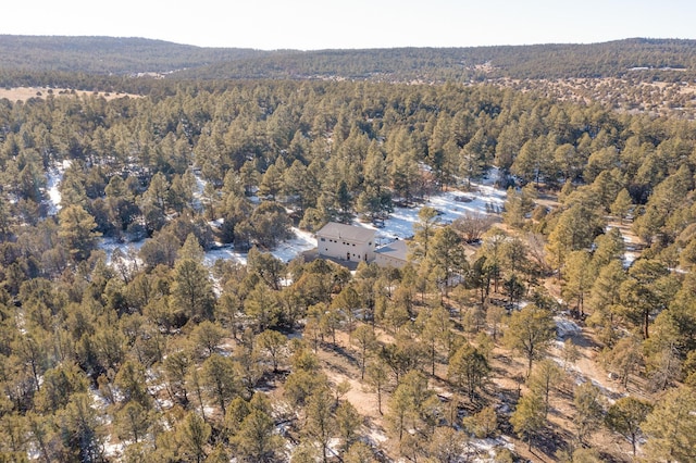 450 Juan Tomas Rd, Tijeras, NM 87059 - aerial view of property's location featuring a heavily wooded area