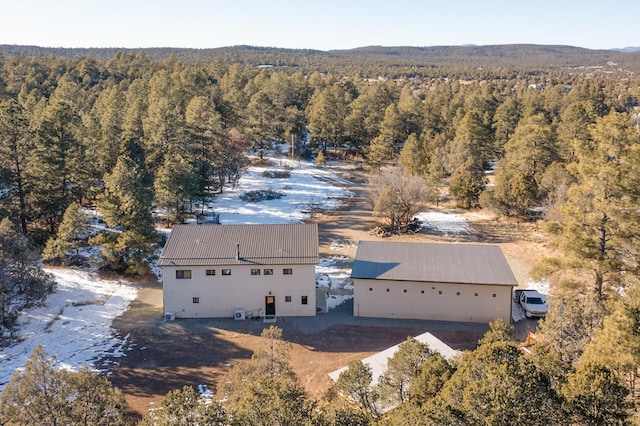 450 Juan Tomas Rd, Tijeras, NM 87059 - view of subject property with a heavily wooded area