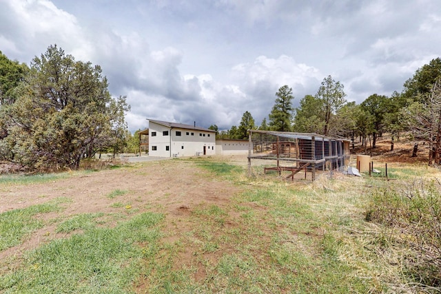 450 Juan Tomas Rd, Tijeras, NM 87059 - view of yard featuring an outdoor structure