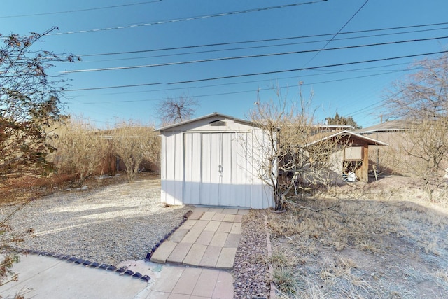 view of outbuilding