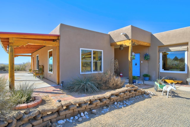 southwest-style home with stucco siding