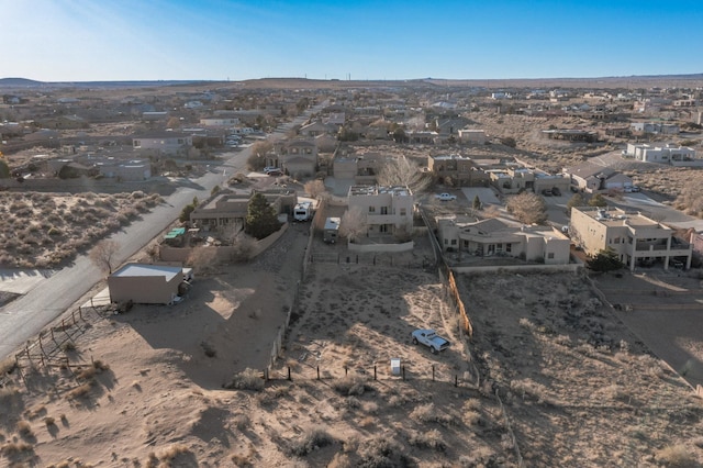 aerial view featuring a residential view