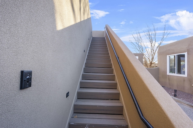 view of stairs