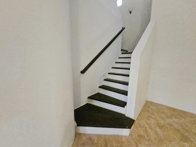 stairs with carpet