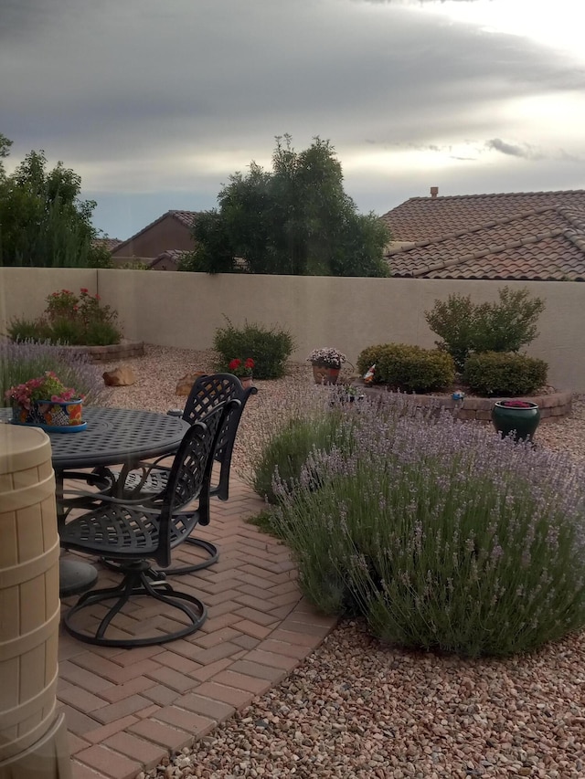 view of patio