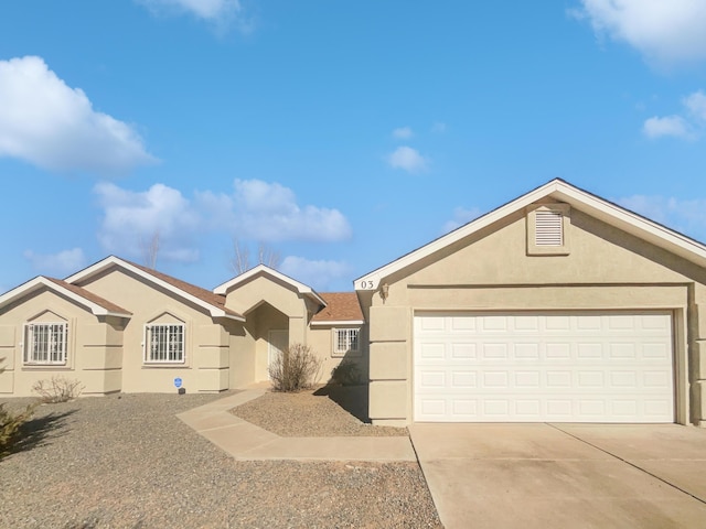 ranch-style house with a garage