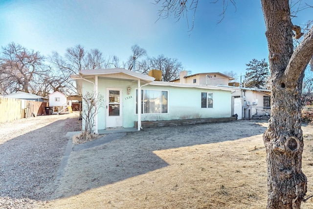 view of front of home