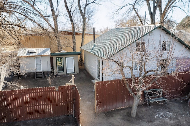 view of rear view of property