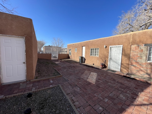 view of patio featuring central air condition unit