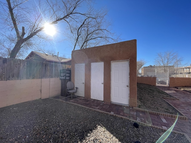 view of outbuilding