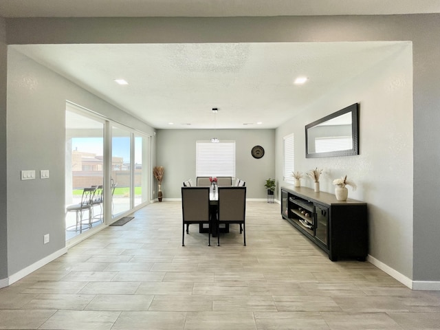 view of dining space