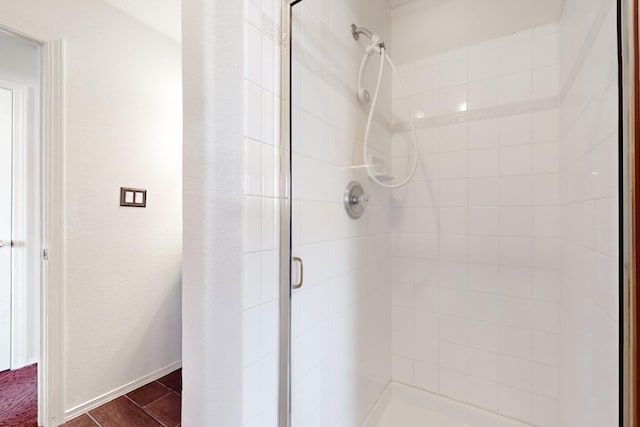 bathroom with walk in shower