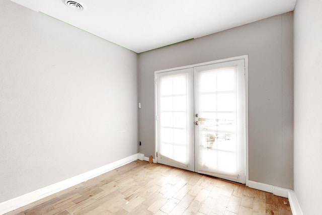 entryway featuring light hardwood / wood-style flooring