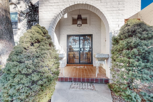 view of entrance to property