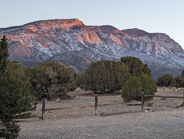 view of mountain feature